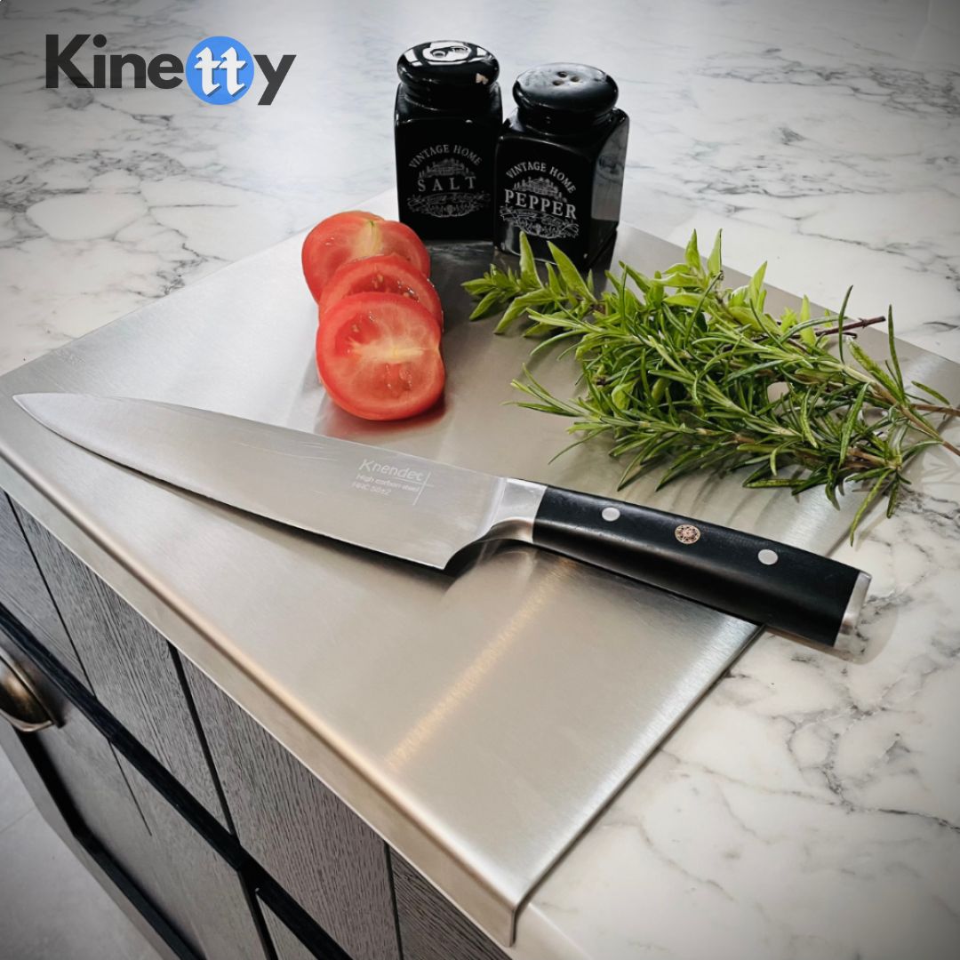Multipurpose Stainless Steel Chopping Board (35x31cm)