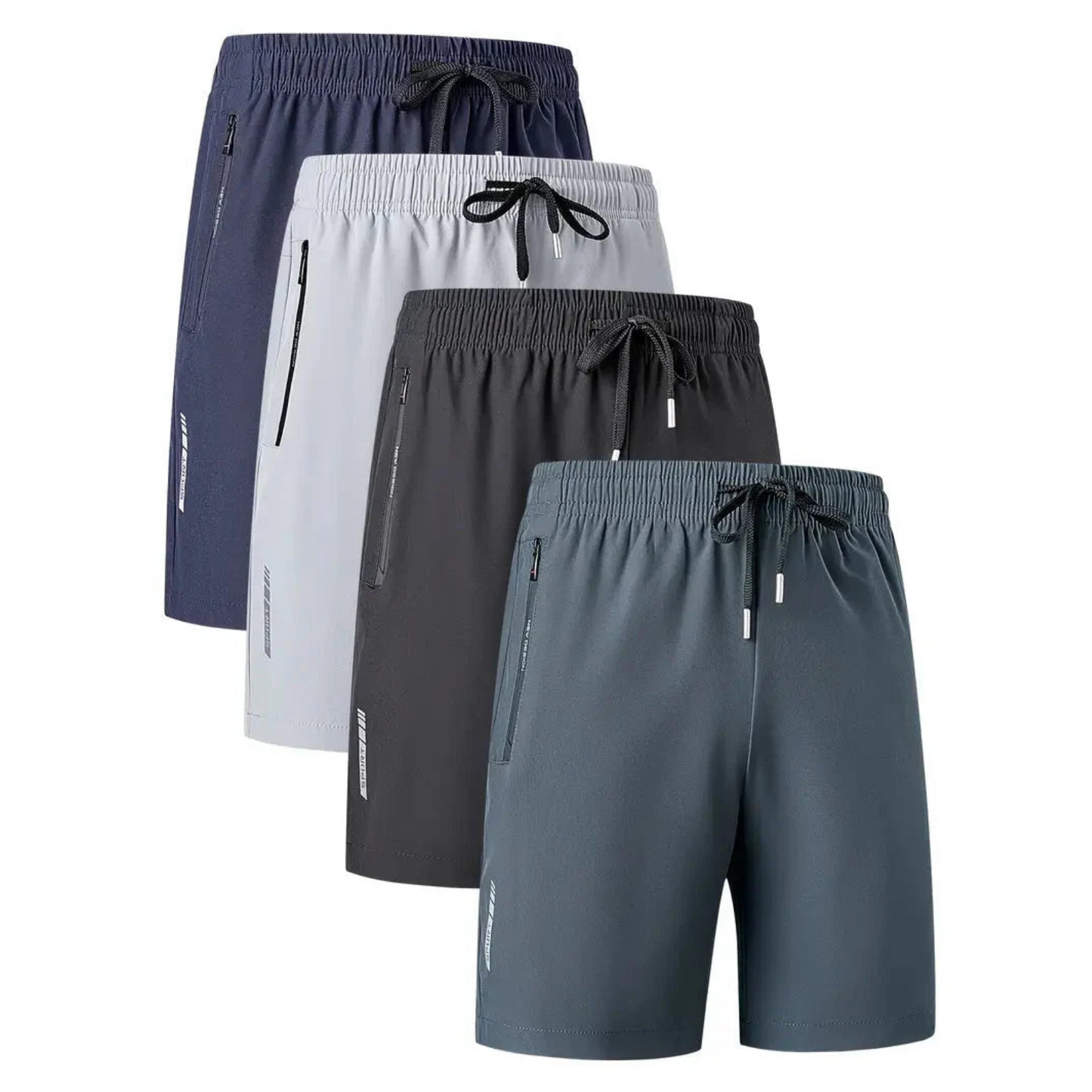 Men's Trendy Stretchable Cotton Shorts (Pack of 4)