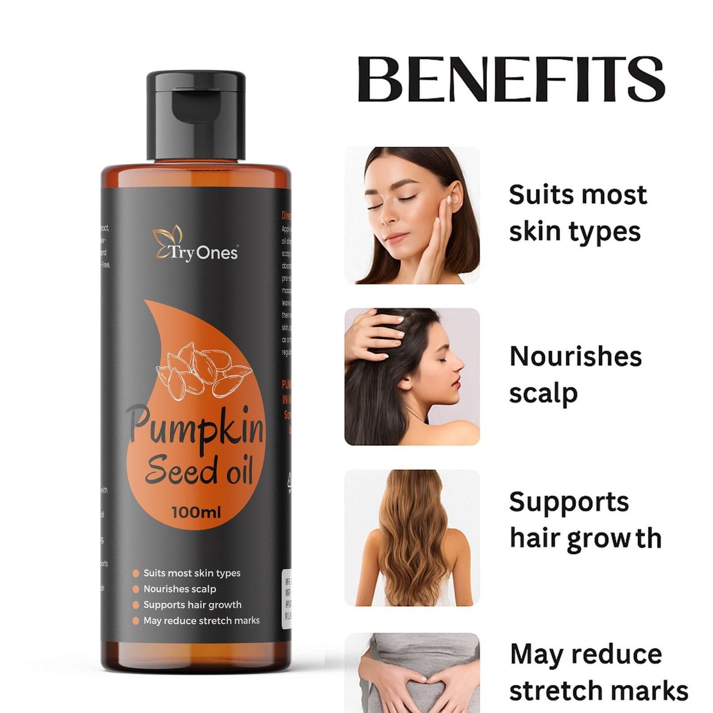 Pumpkin Seed Oil - 100ML (BUY 1 GET 1 FREE)