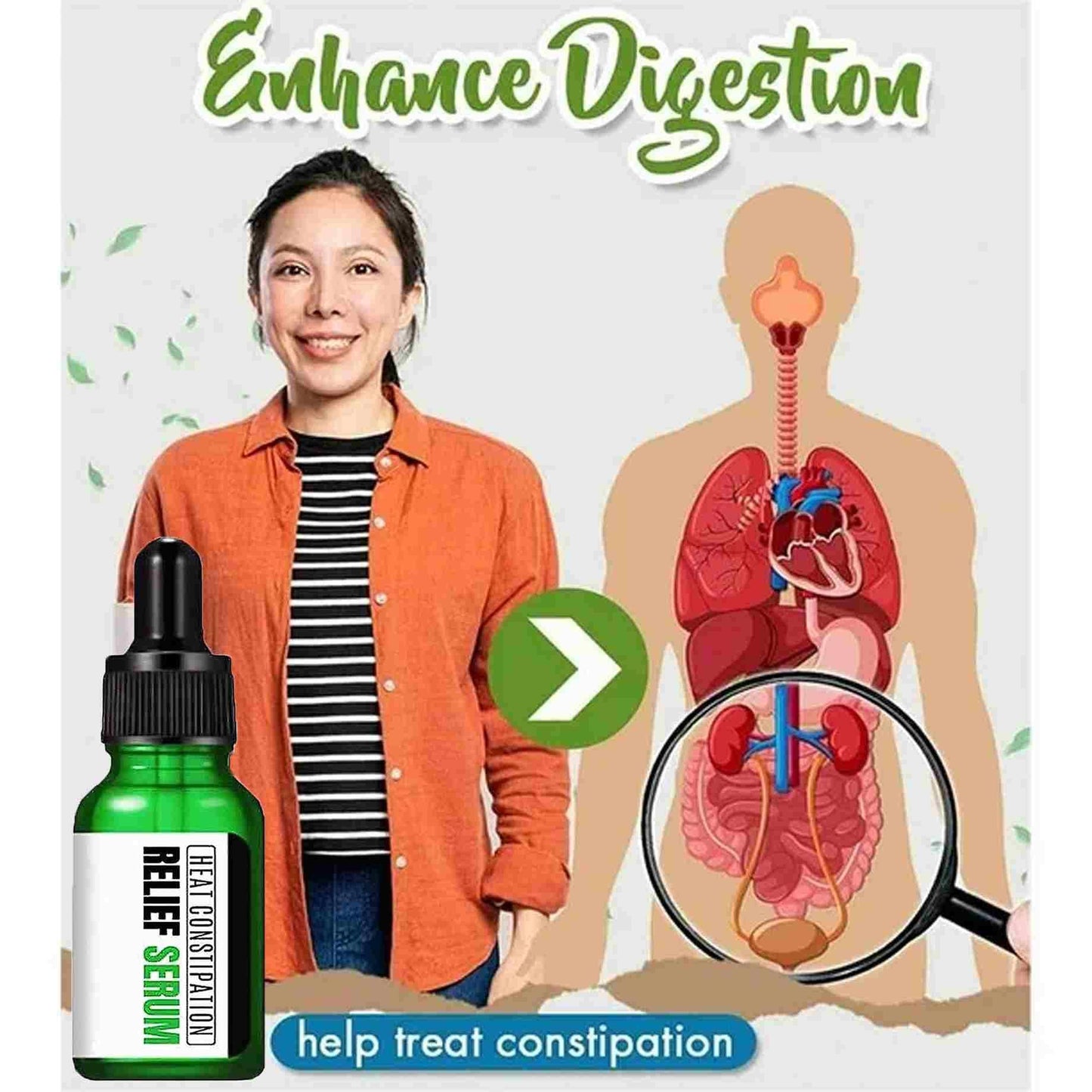 Heat Constipation Relief Serum 50 ML (Buy 1 Get 1 Free)