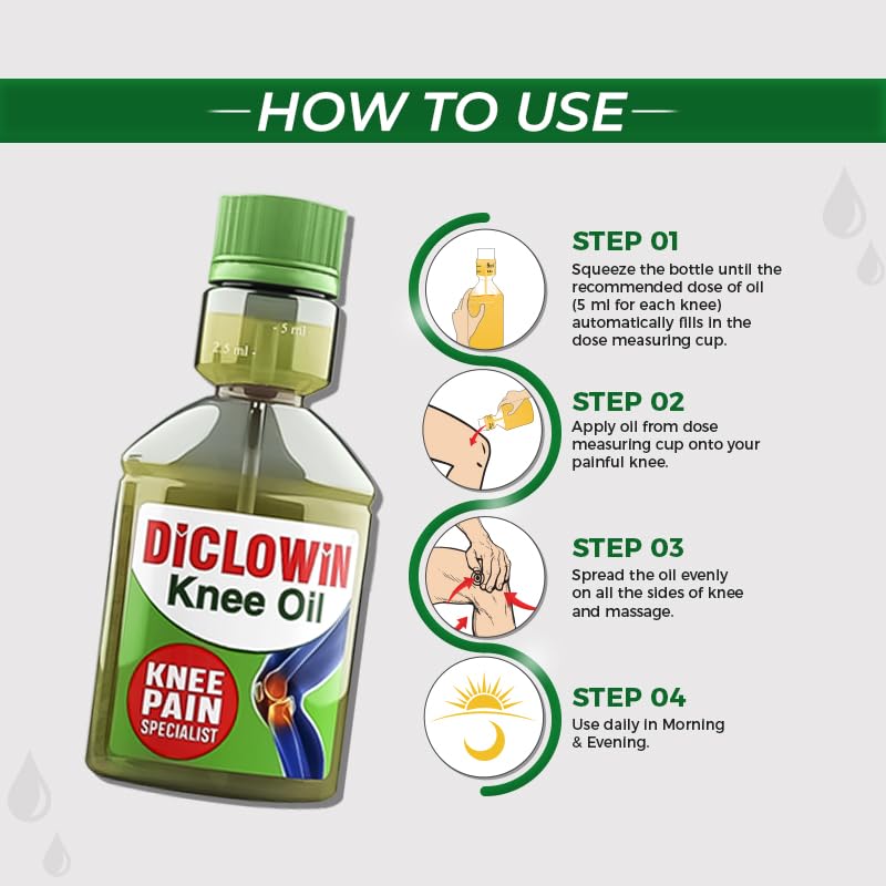 DiCLOWiN Joint Pain Oil - 60 ML (Pack of 2)