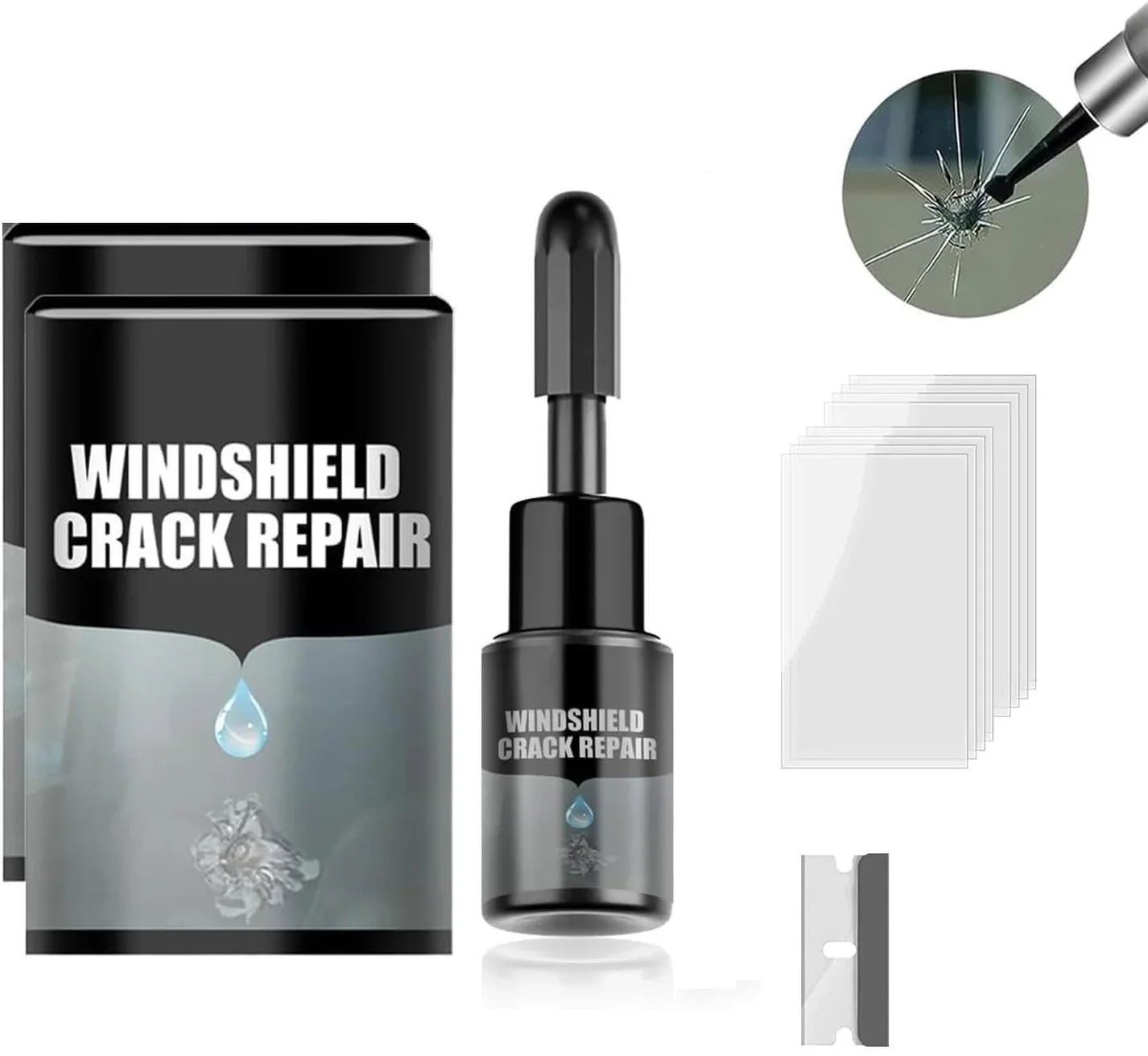 Glass Repair Kit (Pack of 2)