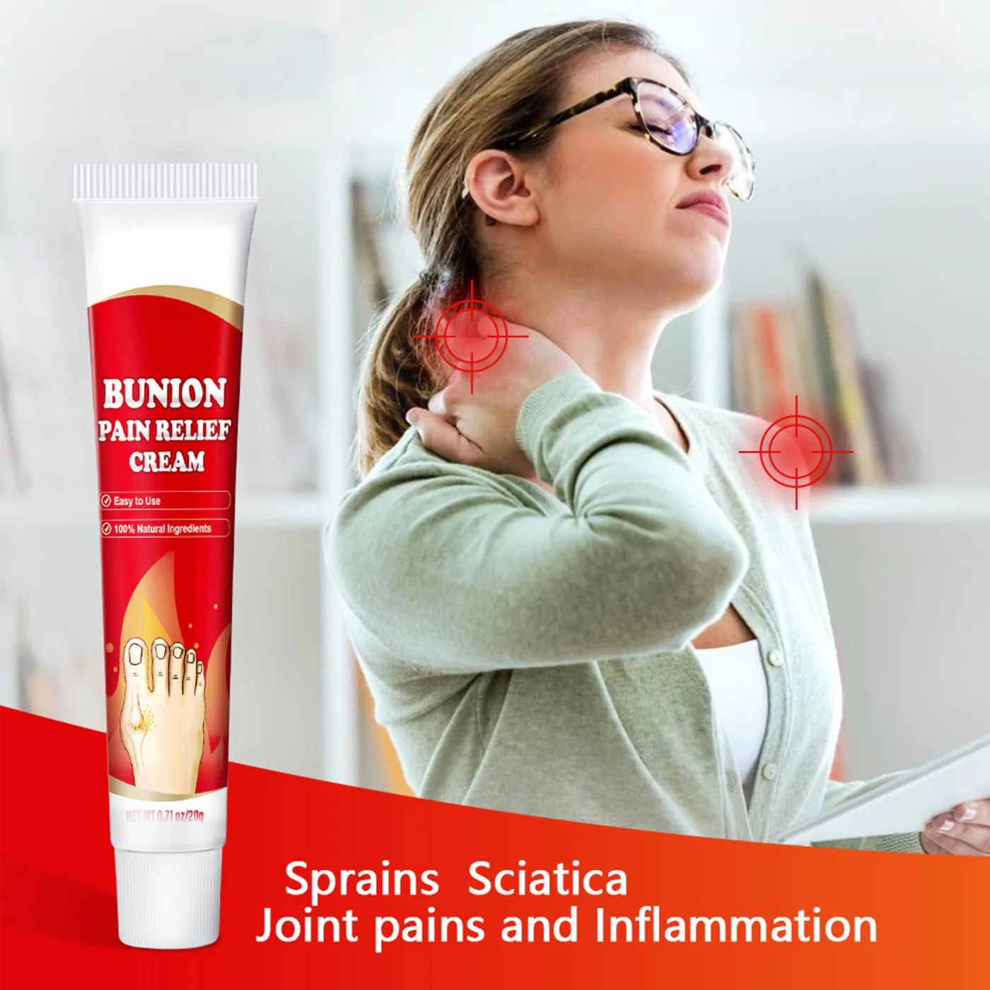 Bunion Pain Relief Cream (Buy 1 Get 1 Free)