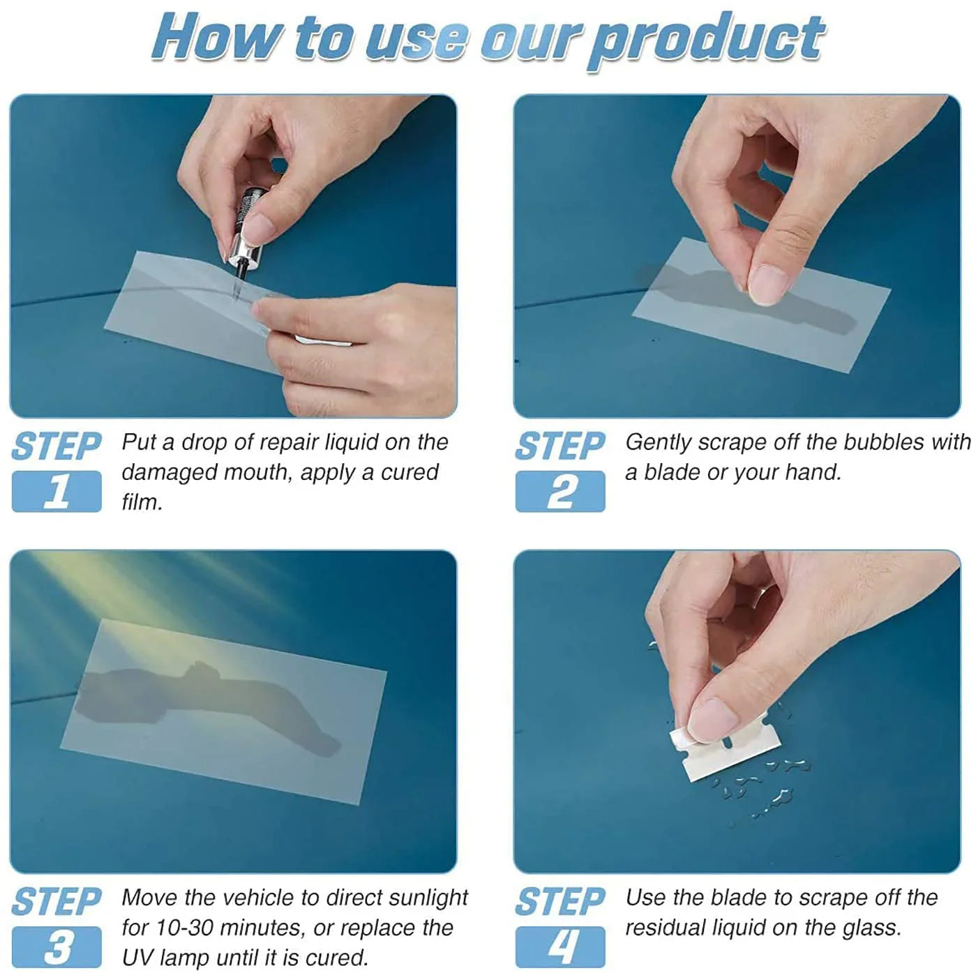 Glass Repair Kit (Pack of 2)