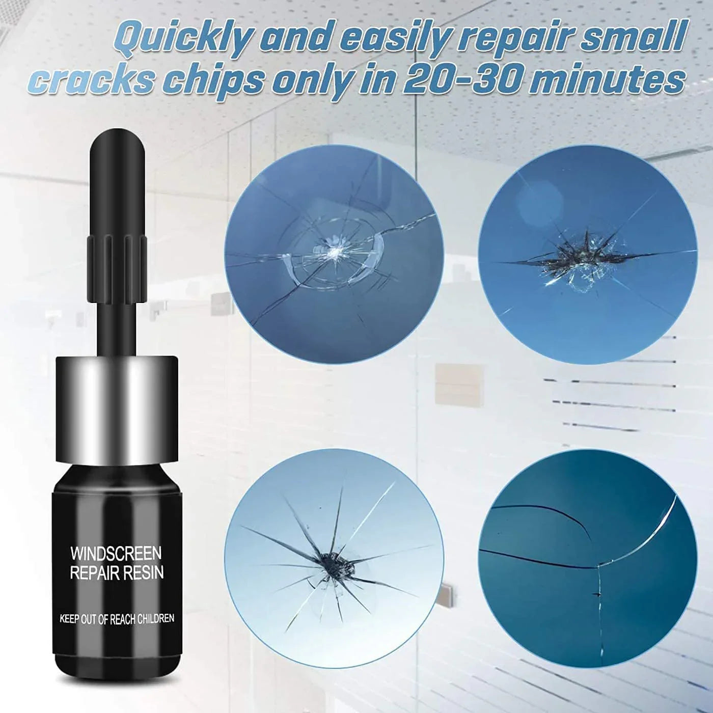 Glass Repair Kit (Pack of 2)