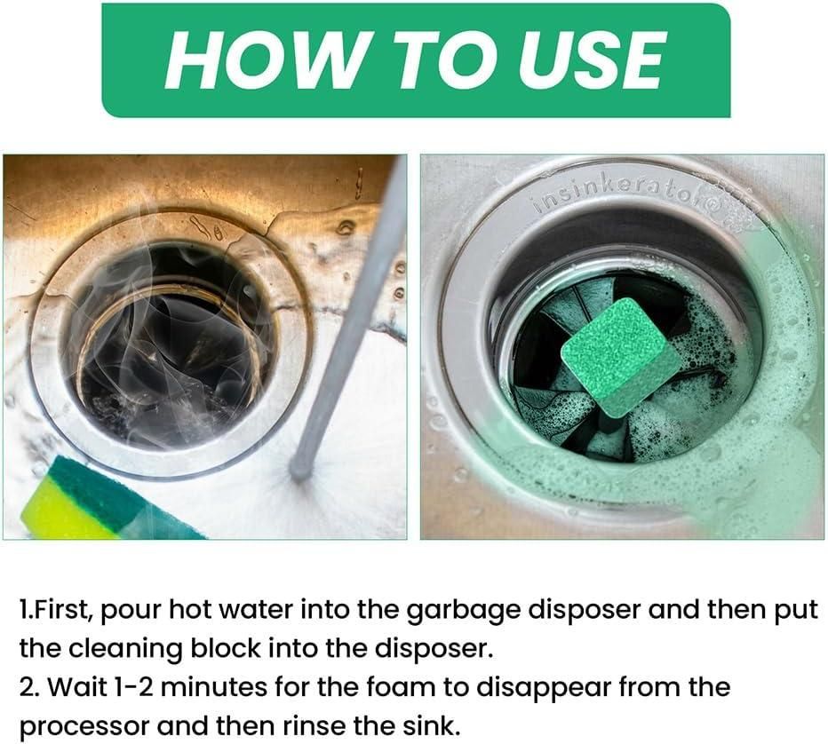 Garbage Disposal Cleaner Tablets (Pack of 12)