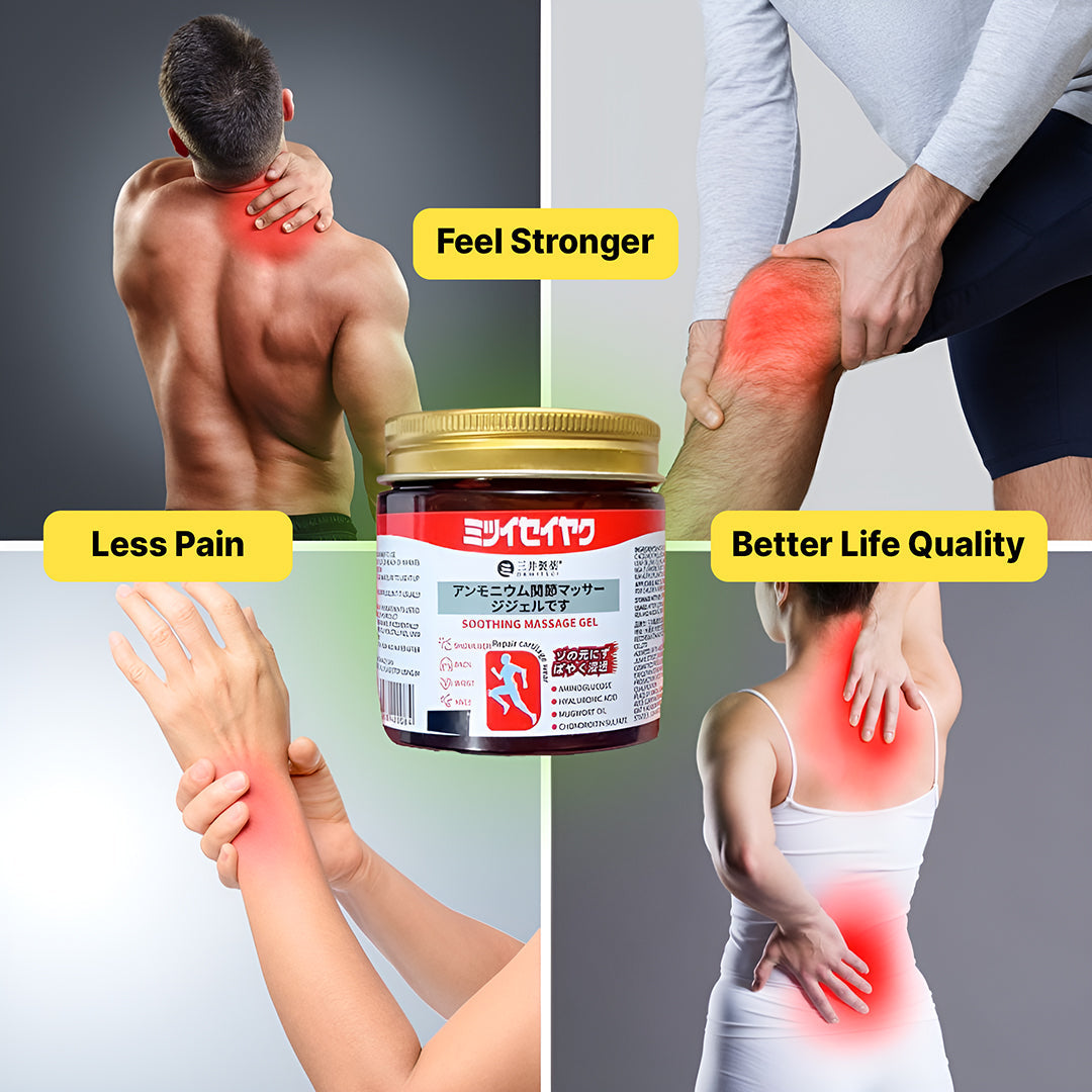 QuickRelief™ - Japanese Instant Pain Relief Soothing Massage Gel 🌸✨ (Buy 1 Get 1 Free🔥)