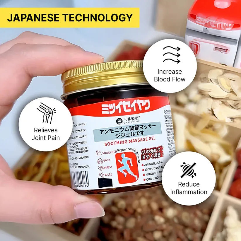 Japanese Ayurvedic Massage Gel for Joint & Muscle Pain Relief (Buy 1 Get 1 Free)