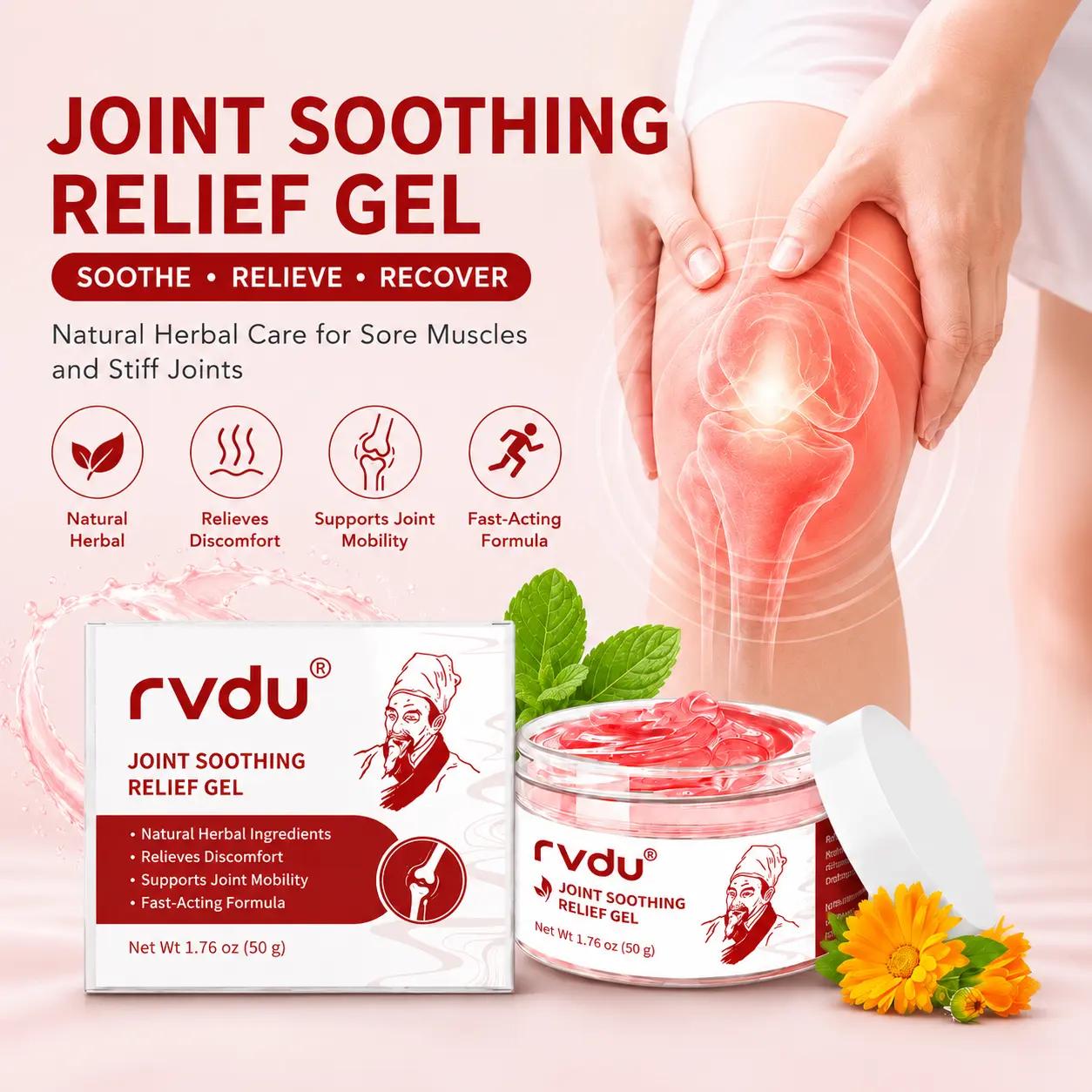 RVDU Joint Pain Relief Gel | For Neck, Back, knee, Joints (Pack of 2)