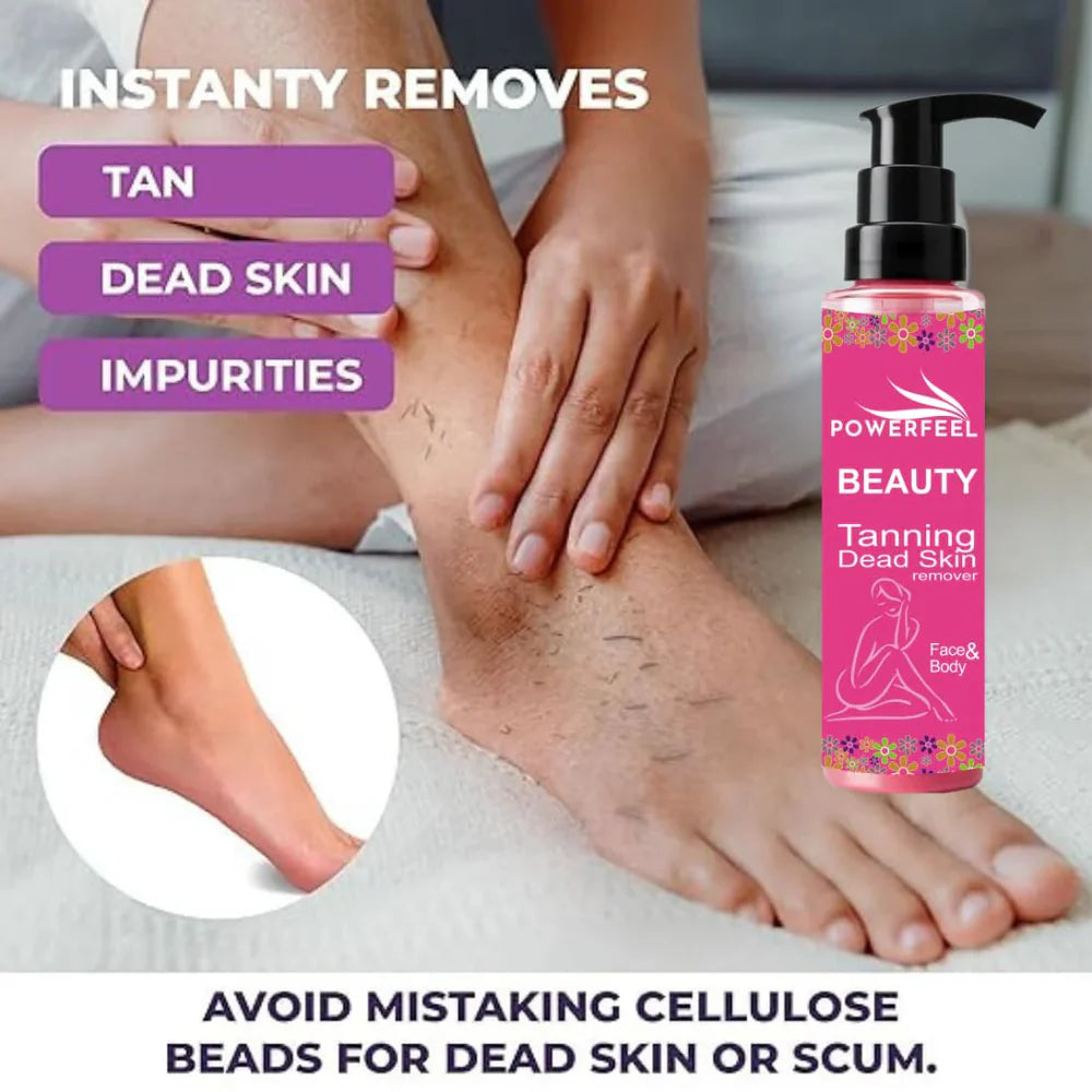 Dead Skin & Tan Remover for Smooth, Radiant Skin 🌞✨  (Buy 1 Get 1 Free)