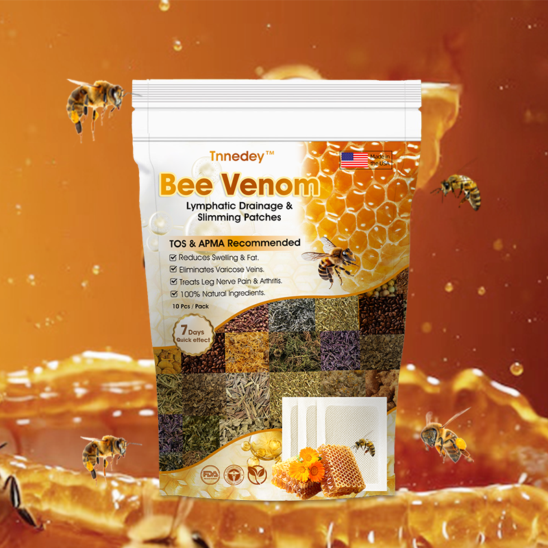 Bee Venom Lymphatic Drainage & Slimming Foot Patches 🌿 (Set of 10)