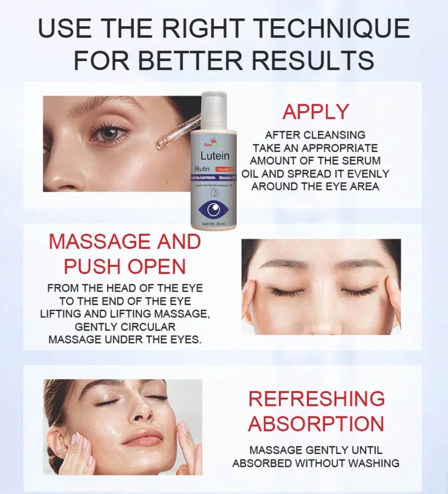 HAIR MANTRA™ Lutein Firming and Anti-Wrinkle Serum 60ml (Buy 1 Get 1 Free)