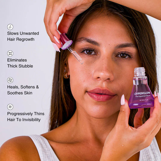 CyperGlow Unwanted Hair Removal Serum (Buy 1 Get 1 Free)