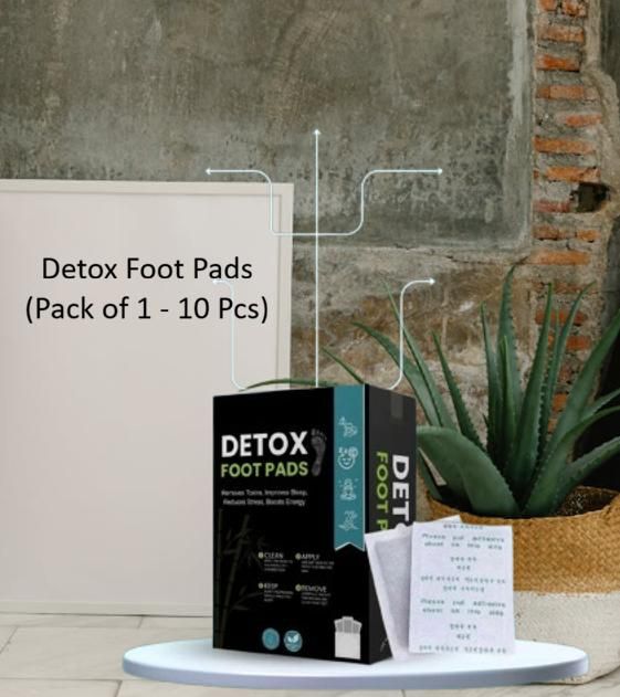 Detox Foot Pads Offer Overnight Toxin Reduction (Pack of 10)