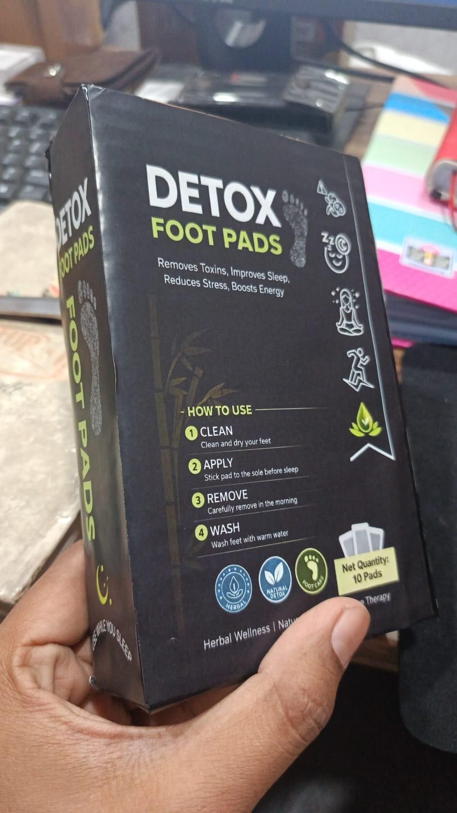 Detox Foot Pads Offer Overnight Toxin Reduction (Pack of 10)