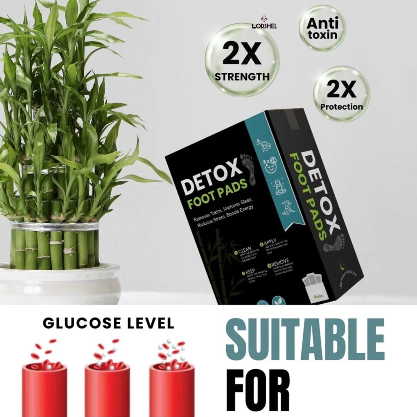 Detox Foot Pads Offer Overnight Toxin Reduction (Pack of 10)