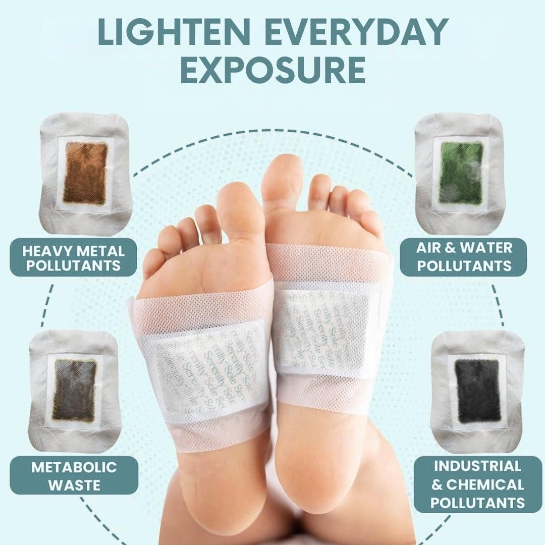 Detox Foot Pads Offer Overnight Toxin Reduction (Pack of 10)