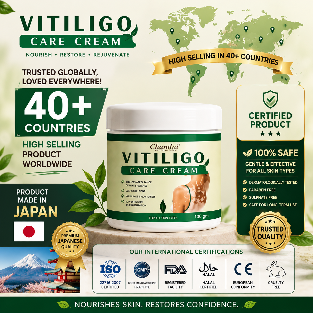 VITILIGO Care Cream (Buy 1 Get 1 FREE)