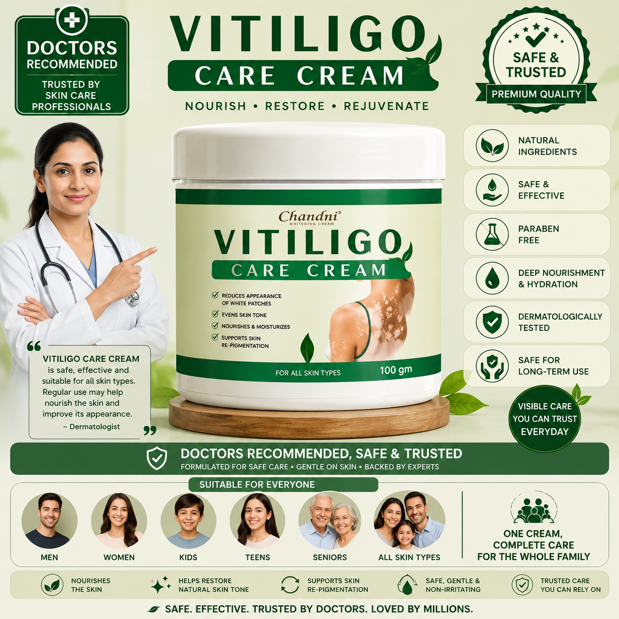 VITILIGO Care Cream (Buy 1 Get 1 FREE)