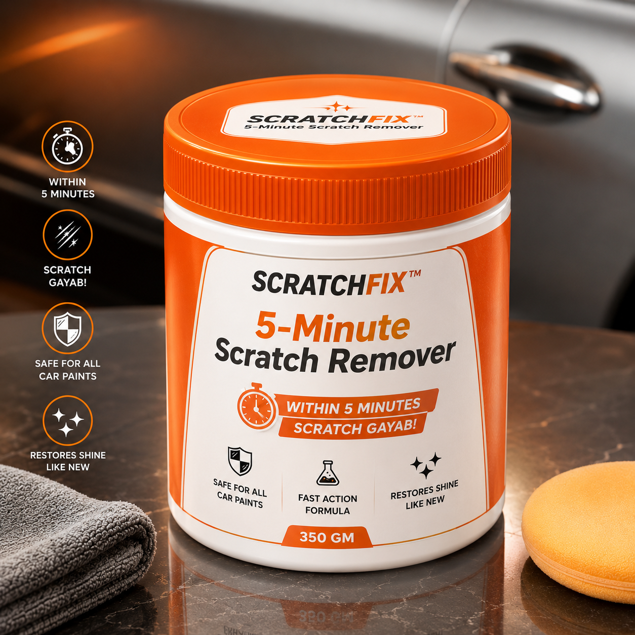 SCRATCHFIX™ | 5-Minute Scratch Remover (350 GM)