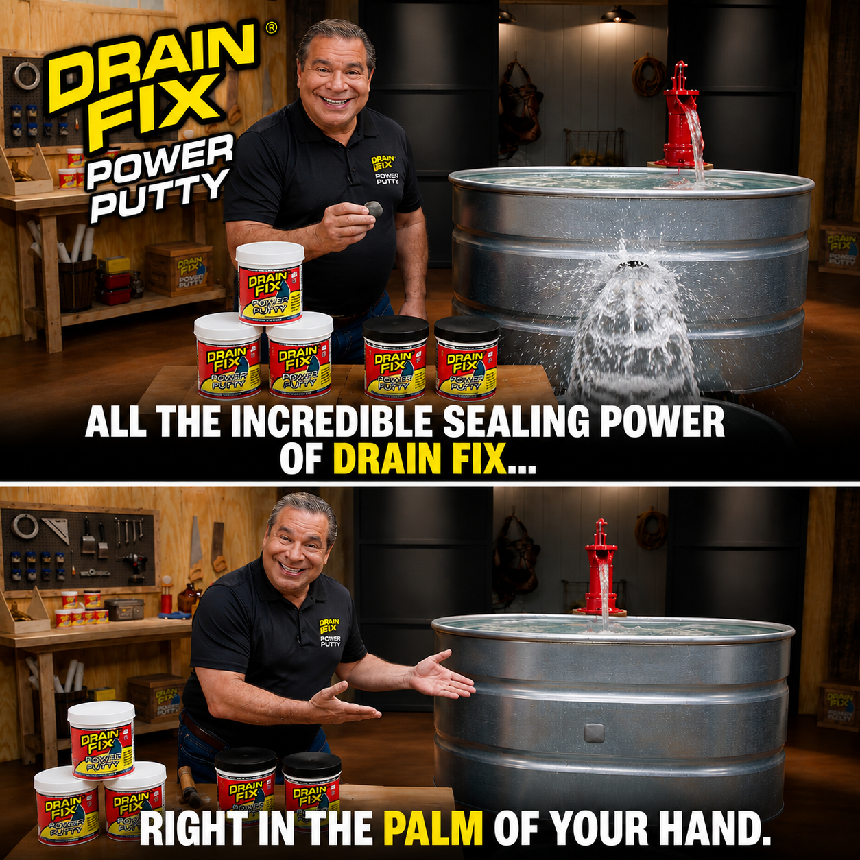 Drain Fix™ Power Putty – Instant Waterproof Sealant for Leaks, Cracks & Repairs