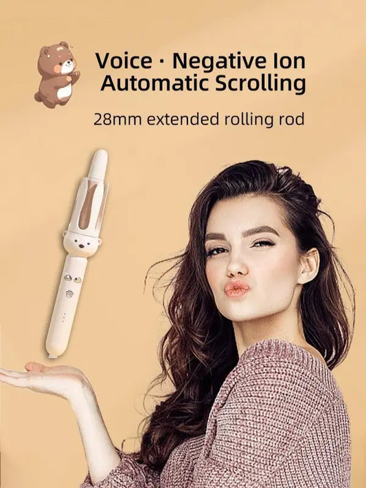 EasyCurl™ Automatic Hair Curler – Fast Heat Up, Long Stay Curls, Safe for All Hair Types